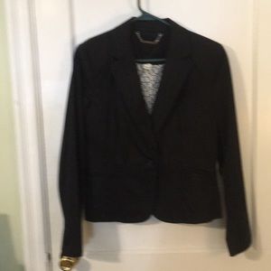 Black Pin Striped Blazer